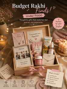 ✨ Rakhi Gift Finds

Looking for the perfect Rakhi gift for y