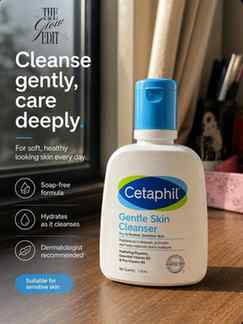 Cleanse gently, care deeply. For soft, healthy looking skin 
