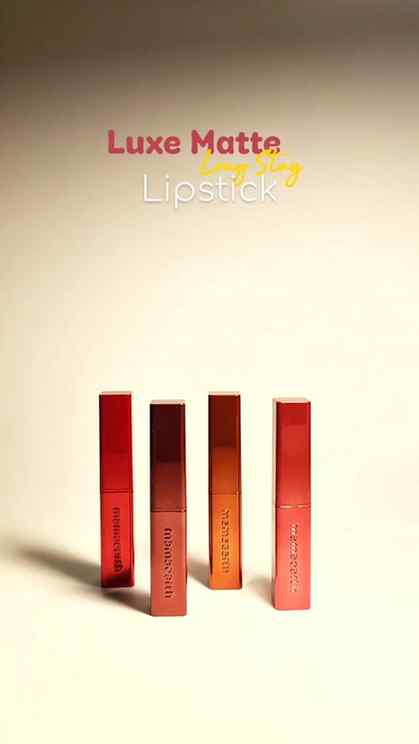 The @mamaearth.in Luxe Matte Long Stay Lipstick gives rich p