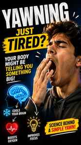 Did you know this about yawning 🥱??
[Yawning, did you know