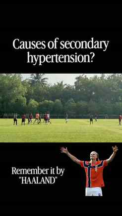 Struggling to remember the causes of secondary hypertension?