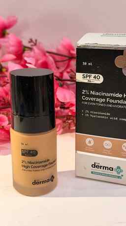 π A foundation with SPF 40 + 2% Niacinamide?
Had to test i
