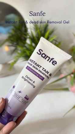 Dead skin said BYE ππβ¨
Sanfe Tan Removal Gel = instant bod