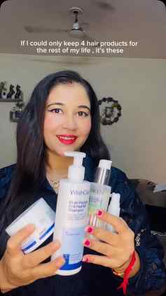 Haircare day = self-care day! 💆🏻‍♀️✨ Trying the **WishCare
