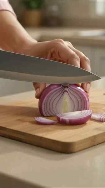 No more crying over onions! 🧅😭 This tiny pull-string chopp