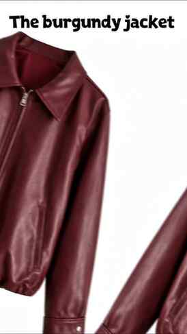 That One Burgundy Jacket That Never Fails to Compliment Any 
