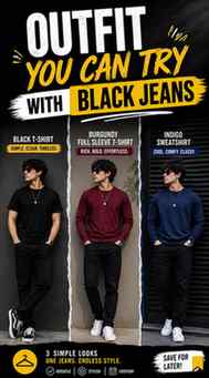 Black jeans Outfits.
[Black jeans Outfits Men Fashion]
#kann