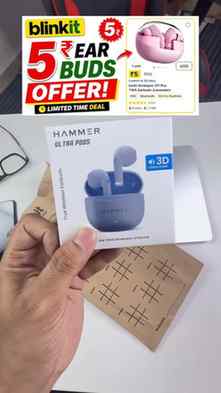 Earbuds at just 5 only September 2026 sale
Offer valid till