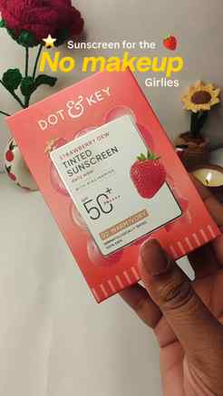 SPF + tint in one step? 👀🍓
Trying the @dotandkey.skincare