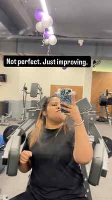 No matter what life looks like outside… the gym teaches you 