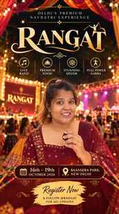Delhi, your Navratri plans just got a MAJOR upgrade. ✨💃🏻