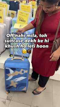 POV: Office se leave nahi mili, toh suitcase dekh ke hi trip