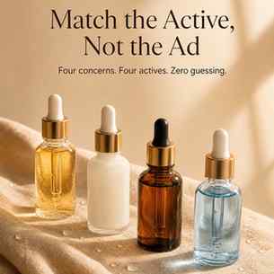 Wrong active, right price, zero result.
Four common concerns