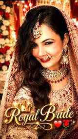 ❤️ Nazakat bhi, Adaa bhi, Aur Royal Look bhi 👑✨
RoyalBride 