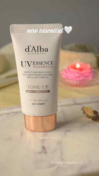 Sunscreen that brightens...
an essential for no makeup days