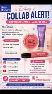 Blue Heaven Barter Collaboration August 2026 💙 | Blue Heave