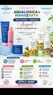 🎉 Aqualogica & Mamaearth | Honasa August Barter Collaborati