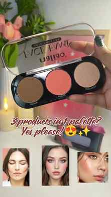 Meet your new makeup essential – Maliao 3 in 1 Face Palette