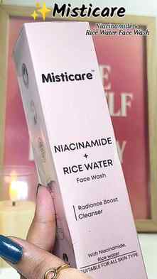 Misticare Niacinamide + Rice Water Face Wash 🫧✨
Smooth text
