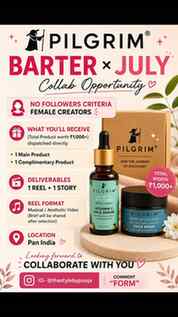 ✨ PILGRIM BARTER COLLAB IS LIVE! 💖
Looking for female creat