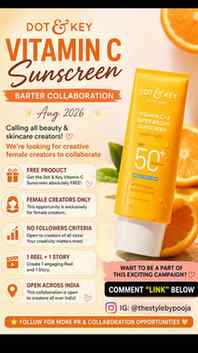 ✨ DOT & KEY Vitamin C Sunscreen Barter Collaboration – Aug 2