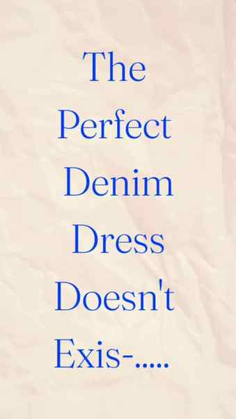 The must have denim dress to elevate your wardrobe 🤩⭐
Comme