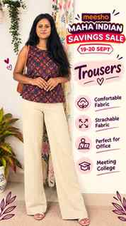 Office se meetings tak, this trouser is such a versatile pic