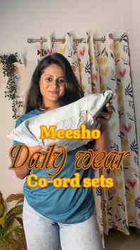 Found these daily-wear co-ord sets on @meeshoapp , all under