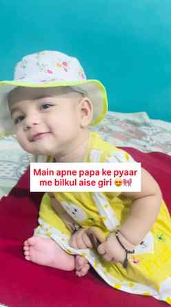 Papa paglu 🎀🥰. Follow Saanvi’s Journey for more beautiful 
