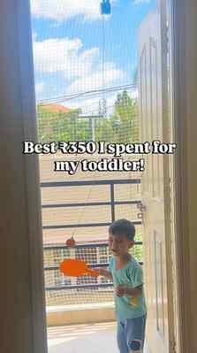 This hanging table tennis toy is more than just fun! 🏓 It k