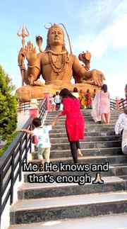 He knows and that’s enough 🙏🏼
[Shiva reels, Devotion, Mah