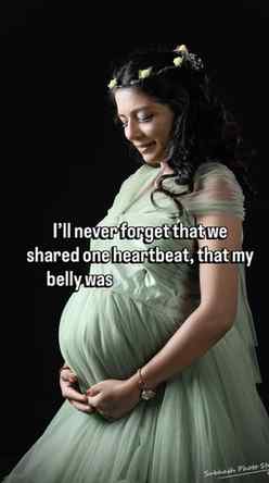 How magical it is to know that my belly was your home for 9 