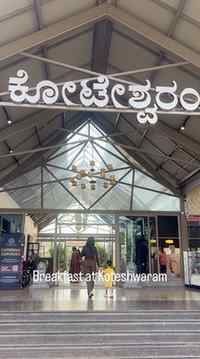 Found one of the best highway food stops near Nandi Hills! �