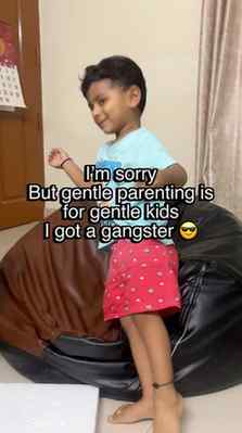 I got a mini gangster 😎

[gentle parenting, gentle parentin