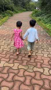 The big sister energy 

[babies holding hands, I have got yo