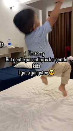 I got a mini gangster 😎

[gentle parenting, gentle parentin