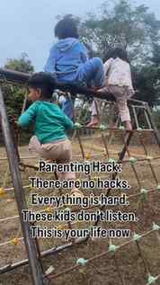 Hack is that there is no hack..🤭
#parenting #reels #mother
