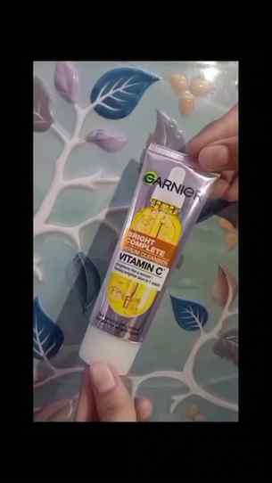 Try the new Garnier Vitamin C infused Serum Facewash for tha