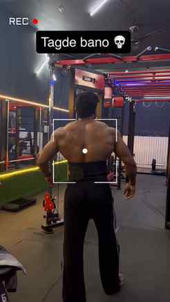 Tagde bano 💀 @trap_raj12 #transformation #bodybuilding #gym