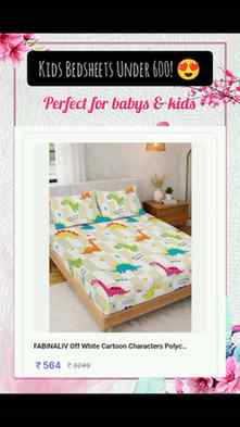 These bedsheets are just too cute! 😍🛏️

Agar aap bhi apne 