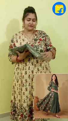 Comment for sawan ✨ #greenkurti #flipkartanarkali #nonfollow