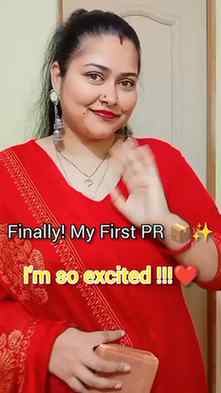 Dosto finally mera first PR aa gaya I'm so excited 🥹✨
Itne 