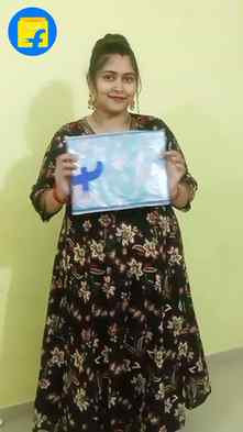 Flipkart se sirf 800/- me pure cotton Anarkali mil gayi 😍💙