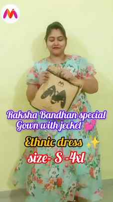 Comment for link 💕 #myntragown #rakhioutfit❤️ #rakhsabandha