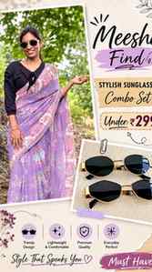 ✨ Stylish Oval Sunglasses Combo!
Trendy + chic + everyday we