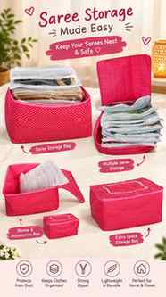 Stay organized with this cute and practical cotton cloth cov