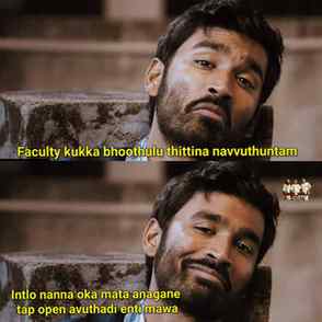 Why bro whyy!!? 
.
.
.
.
( telugu, memes, dad, son, depressi