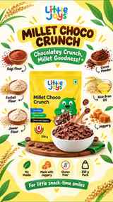 🥣🍫 Make snack time fun with Little Joys Millet Choco Crunc
