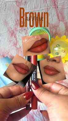 Brown liner, orange-brown lips 🤎🧡 obsessed or what?.
.
.
.