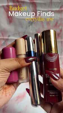 Everyday makeup, on a budget 🤍
budget makeup finds India,